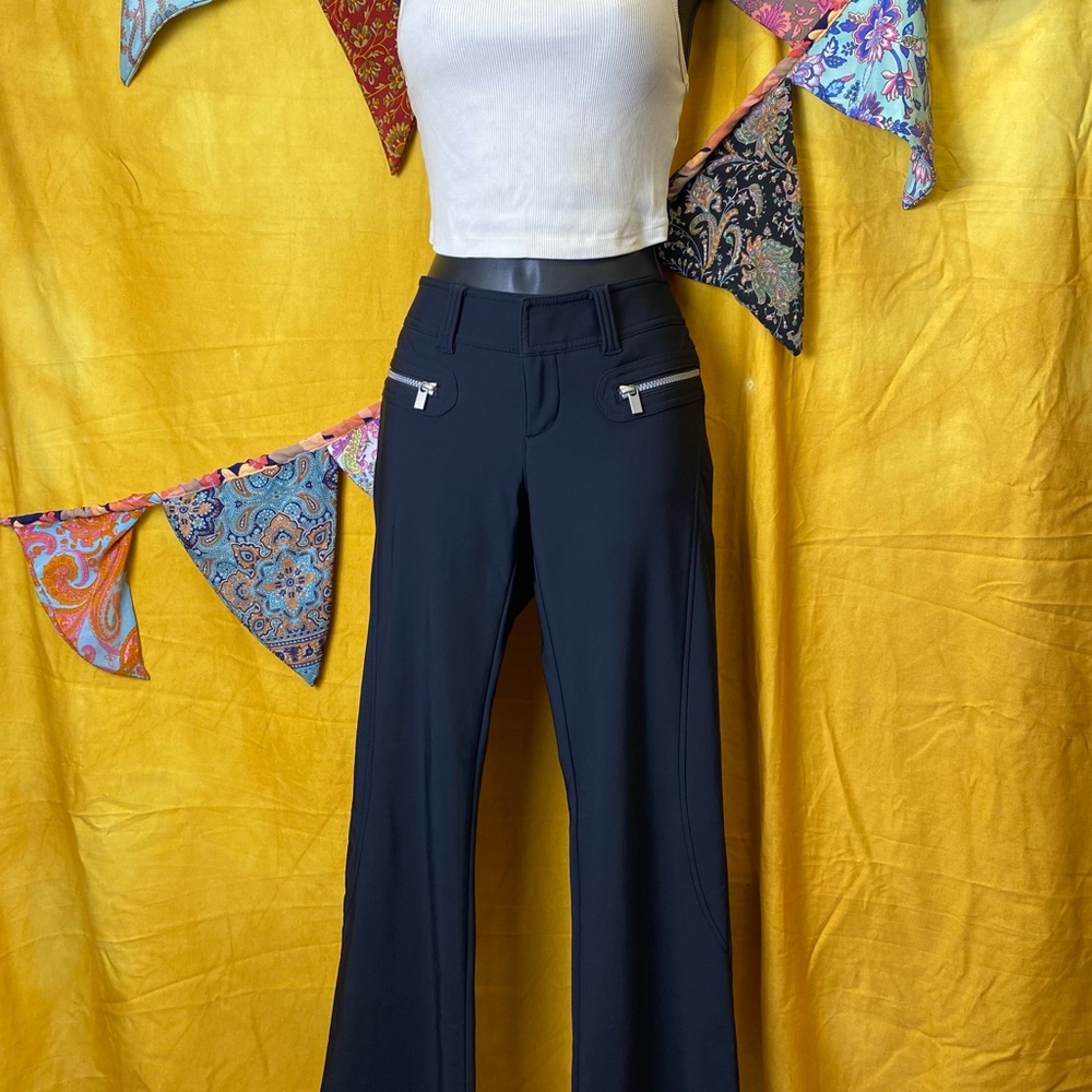 PrAna Black Yoga Flare Stretch Pants